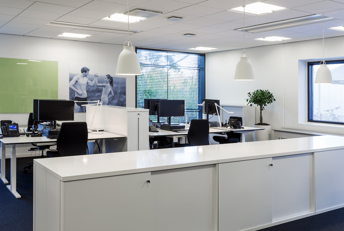 Kontorindretning efter nye forhold