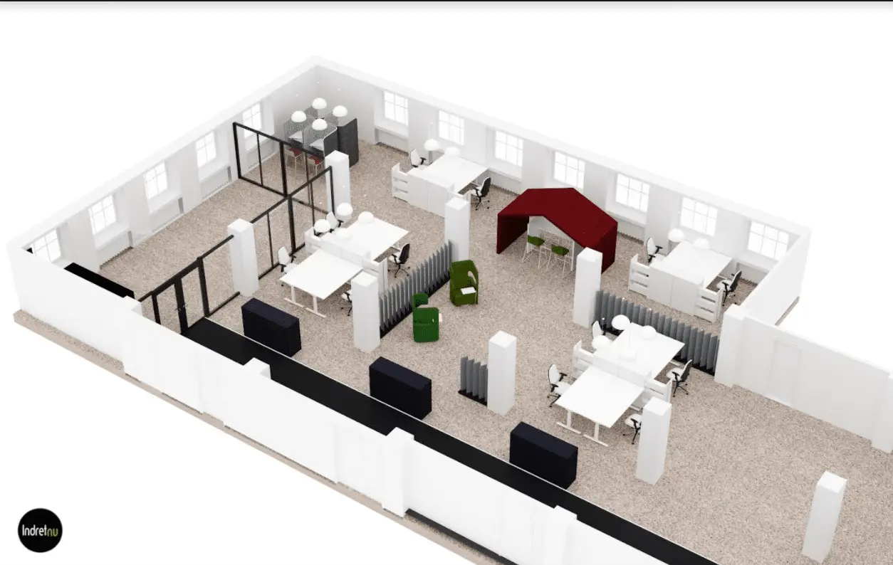 Corona arbejdspladsindretning